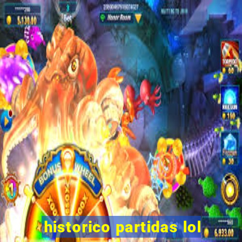 historico partidas lol